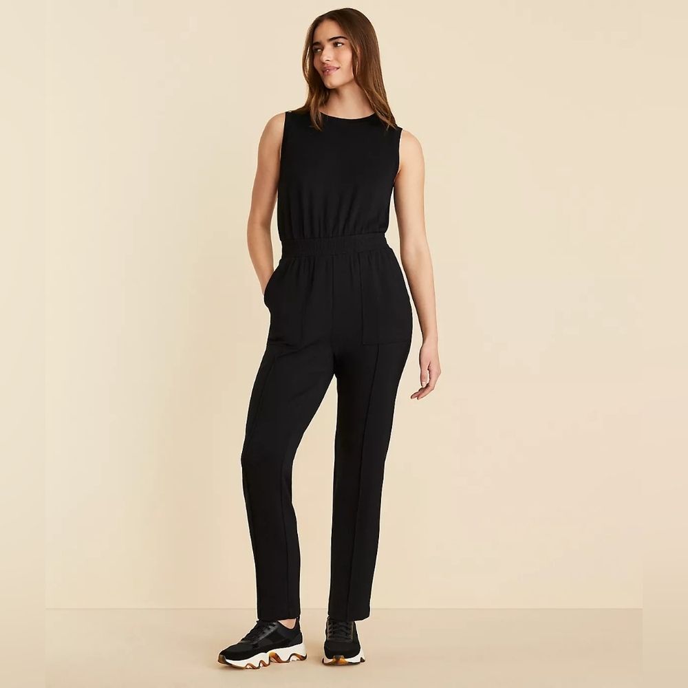 {Lou & Grey} Scubasoft Tank Jumpsuit Sleveless - Size Small